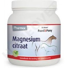 Magnesiumcitraat voor paarden van Pharmox voor de neuromusculaire functie